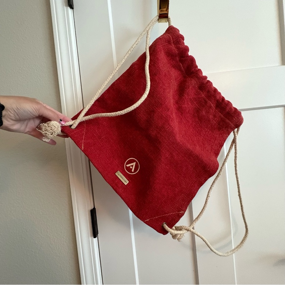 Alternative brand, drawstring, backpack. Back to school, teacher, fall, summer